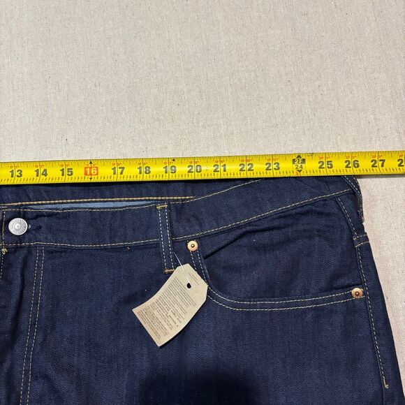 NWT Mens Levi's Sz 52 Big and Tall 569 Loose Straight Fit Dark Wash Denim Shorts - Picture 7 of 7